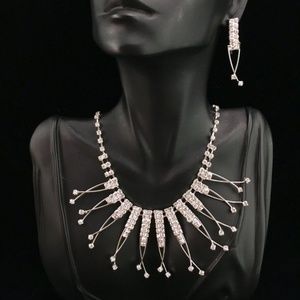 Rhinestone Necklace Set